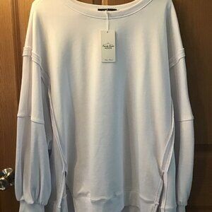 Trendy Queen White Sweatshirt